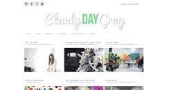 Desktop Screenshot of cloudydaygray.com